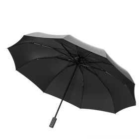 Зонт Zuodu Full Automatic Umbrella Led, Чёрный (ZD107-HEI)