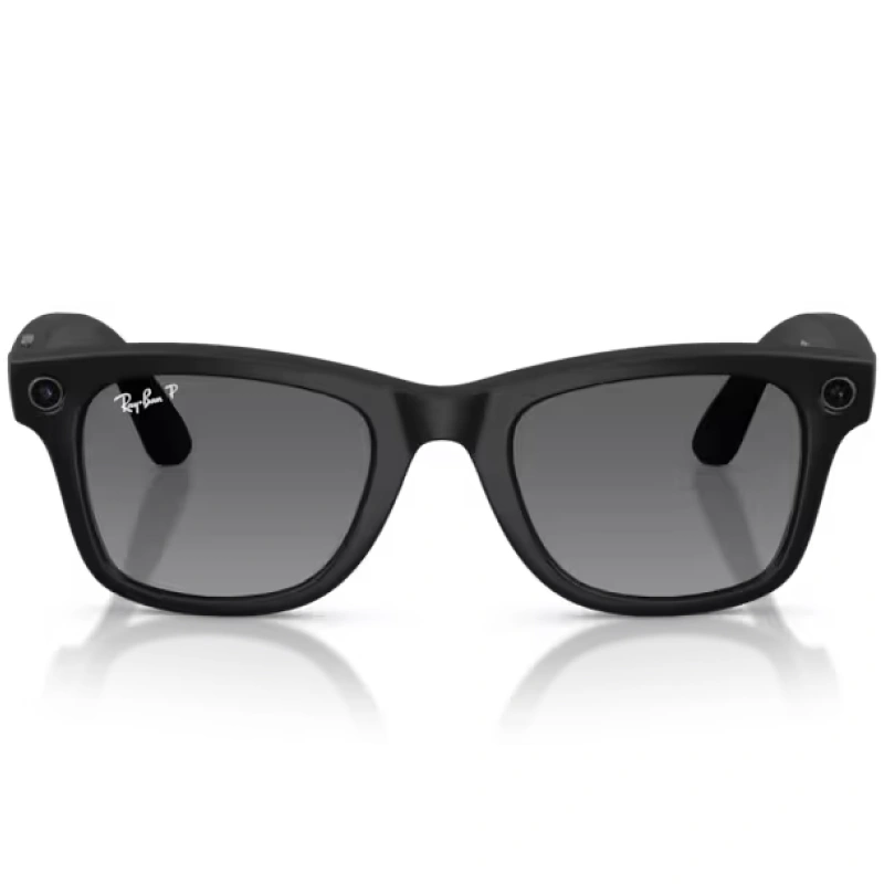 Умные очки Ray Ban Wayfarer (Gen 2) RW4012 Матовый черный/Графитовый градиент L 155-53mm (601/1ST353). Фото 2
