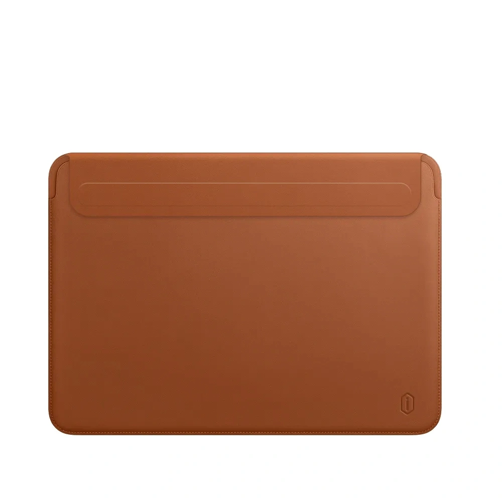 Чехол Wiwu Skin New Pro 2 Leather Sleeve для MacBook Air 13.6 (2022), Коричневый. Фото 1