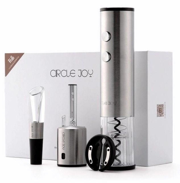 Винный набор Circle Joy 4 in 1 set in a gift box. Фото 1