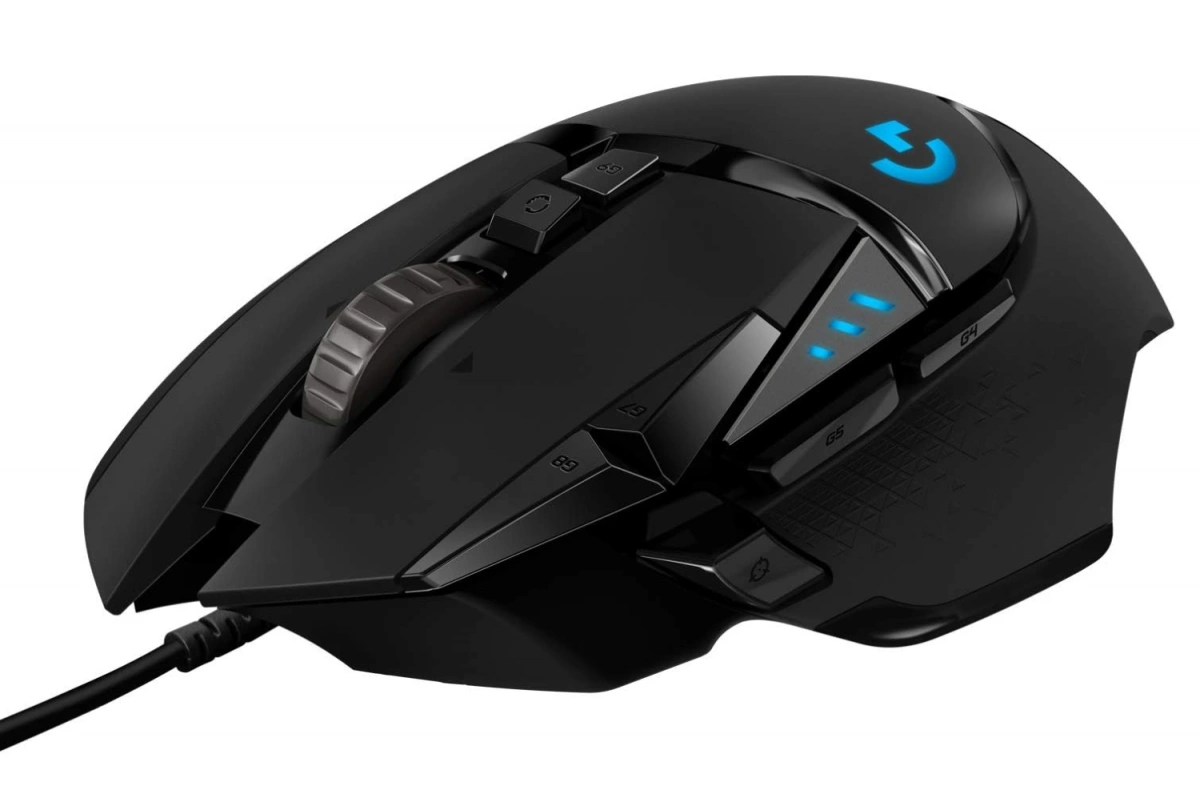 Мышь проводная Logitech G502 Hero Gaming Mouse, Чёрная. Фото 2