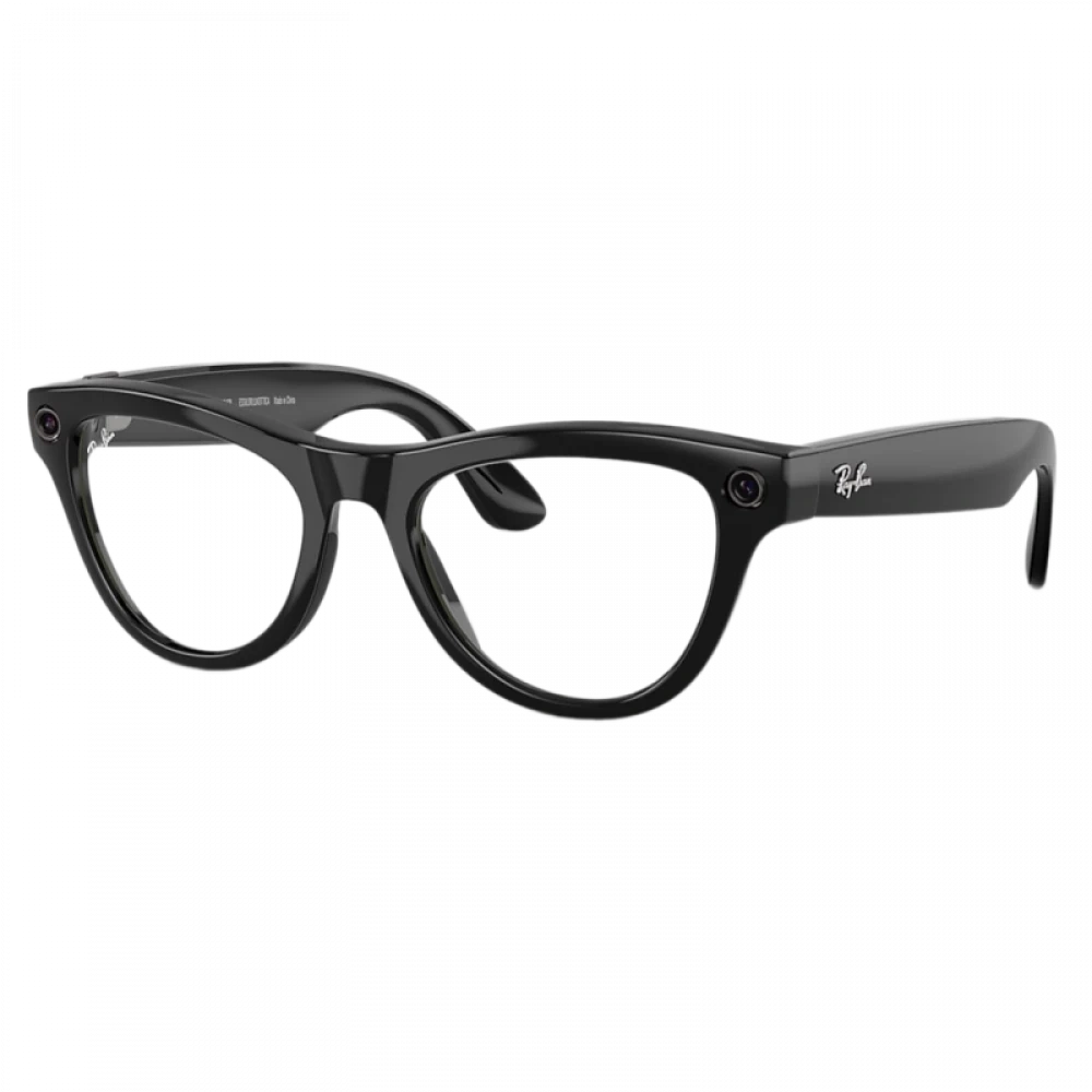 Умные очки Ray Ban Skyler (Gen 1) RW4010 Чёрный глянцевый/Аметистовый фотохром M 150-52mm (601/CH52). Фото 1