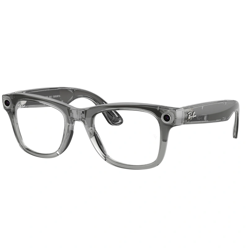 Умные очки Ray Ban Wayfarer (Gen 2) RW4012 Глянцевый серый/синий фотохром L 155-53mm (662/8MF53). Фото 1