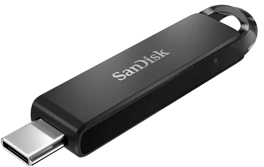 Накопитель SanDisk CZ460 Ultra 128Гб, Чёрный (SDCZ460-128G-G46). Фото 1