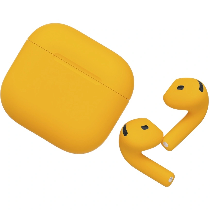 Беспроводные наушники Apple AirPods 4 ANC Color с шумоподавлением (Matte Dark Yellow). Фото 3