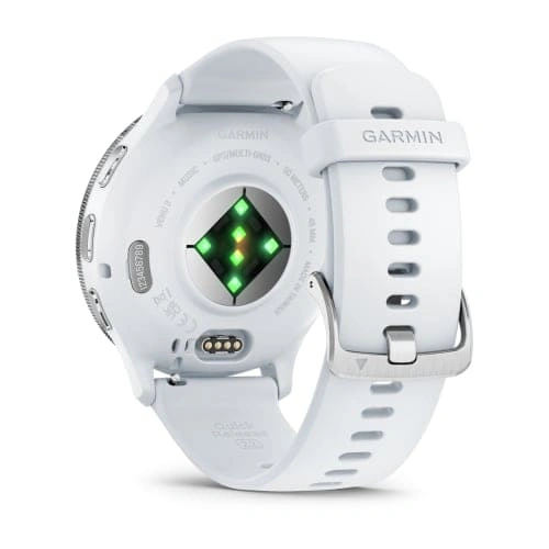 Умные часы Garmin Venu 3 Whitestone with Silver Buckle. Фото 6
