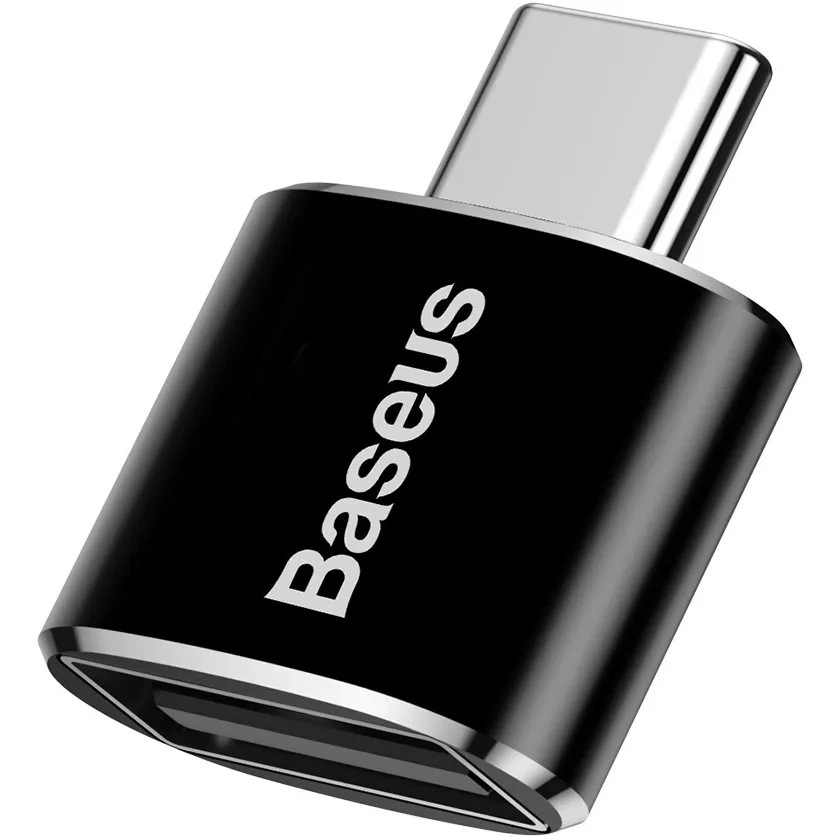 Переходник Baseus Adapter Converter USB-C - USB-A, Чёрный CATOTG-01. Фото 4