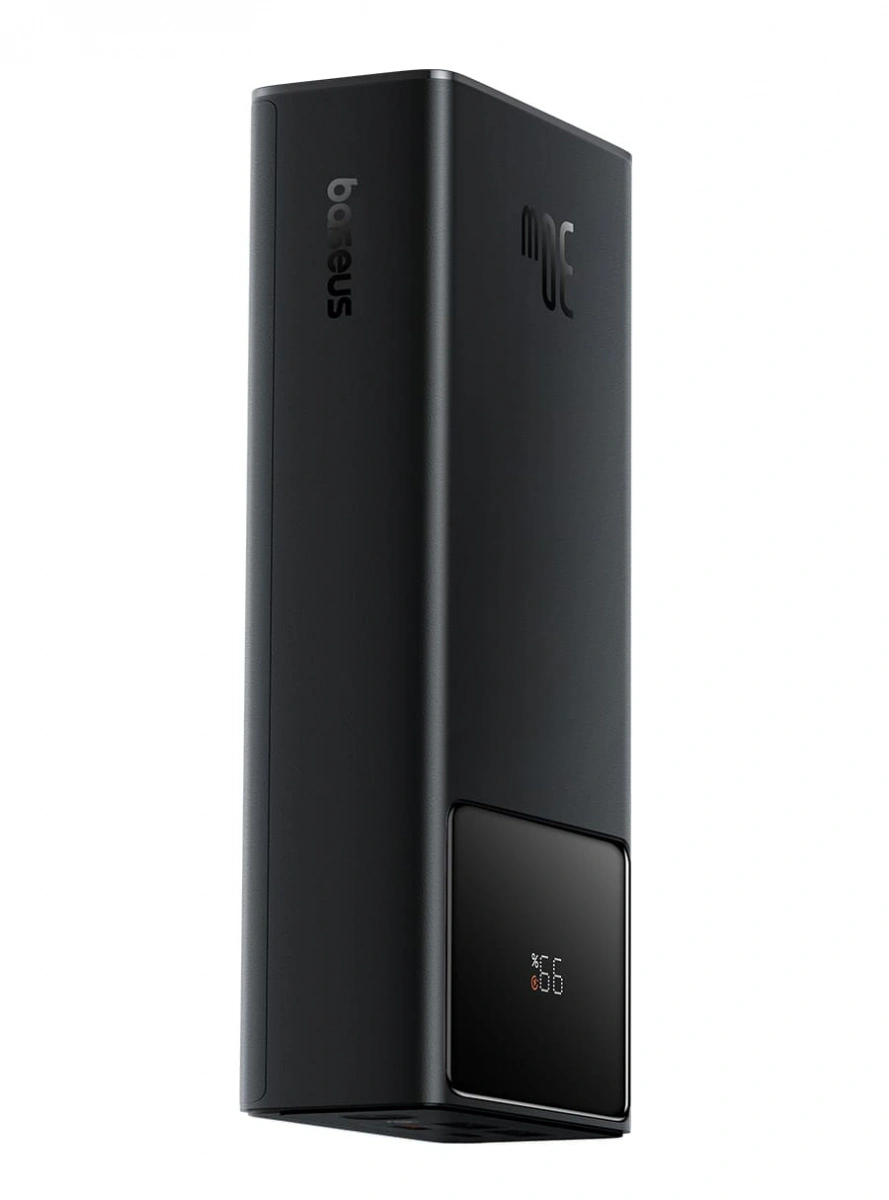 Внешний аккумулятор Baseus Star-Lord Digital Display Fast Charging 30000mAh 30W с кабелем USB to Type-C 3A 0.3m, Чёрный (P10022905113-00). Фото 3