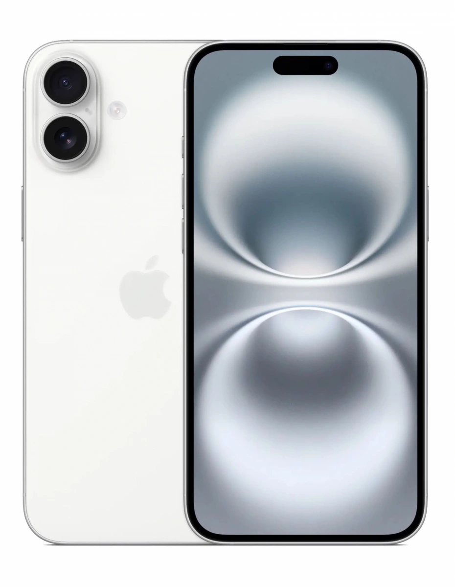 Смартфон Apple iPhone 16 256Gb White (eSIM+SIM). Фото 1