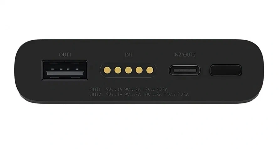 Внешний аккумулятор с беспроводной зарядкой XiaoMi Mi Wireless Power Bank 30W 10000 mAh WPB25ZM, Чёрный. Фото 4