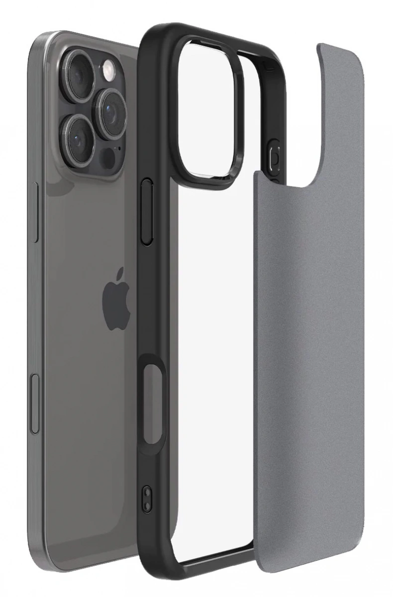 Накладка Spigen Ultra Hybrid для iPhone 16 Pro, Frost Black (ACS08124). Фото 4