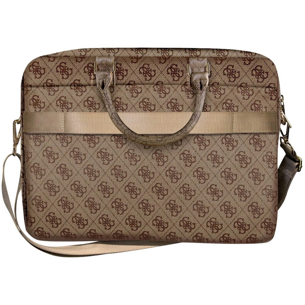 Сумка для ноутбука Guess 15" 4G Bag with Big metal logo, Коричневый (GUCB15G4GFBR). Фото 2