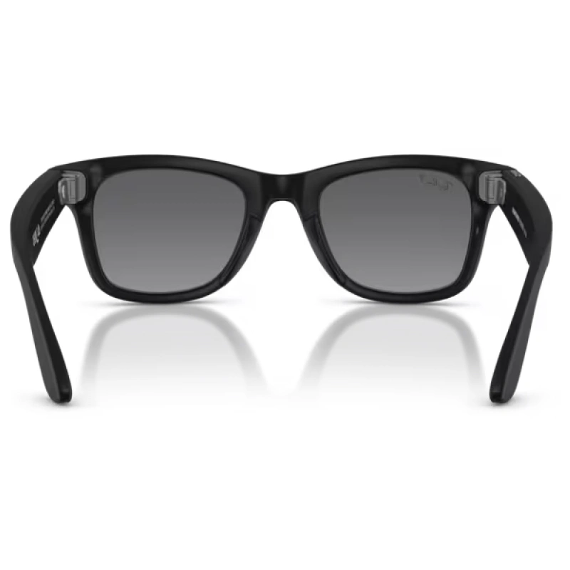 Умные очки Ray Ban Wayfarer (Gen 2) RW4012 Матовый черный/Графитовый градиент L 155-53mm (601/1ST353). Фото 4
