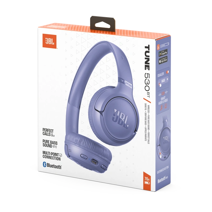 Беспроводные наушники JBL Tune 530BT, Digital Lavender. Фото 8