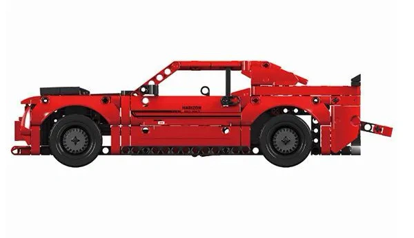 Конструктор Mould King Models 15080. Суперкар Dodge Challenger, 738 деталей. Фото 3