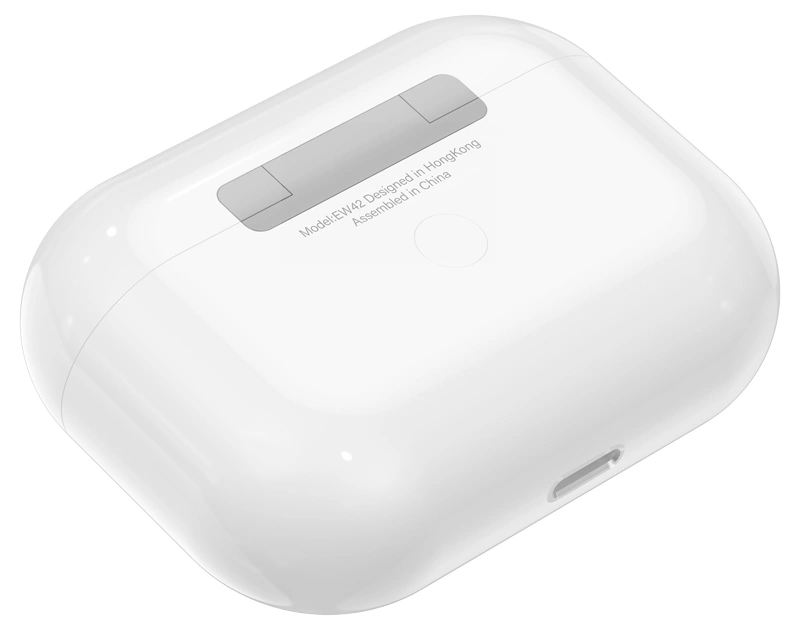 Беспроводные наушники Hoco EW42 TWS, Белые. Фото 3