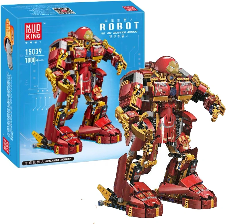 Конструктор Mould King Robot 15039. Робот Халкбастер, 1000 деталей, пульт ДУ, двигатель.. Фото 1