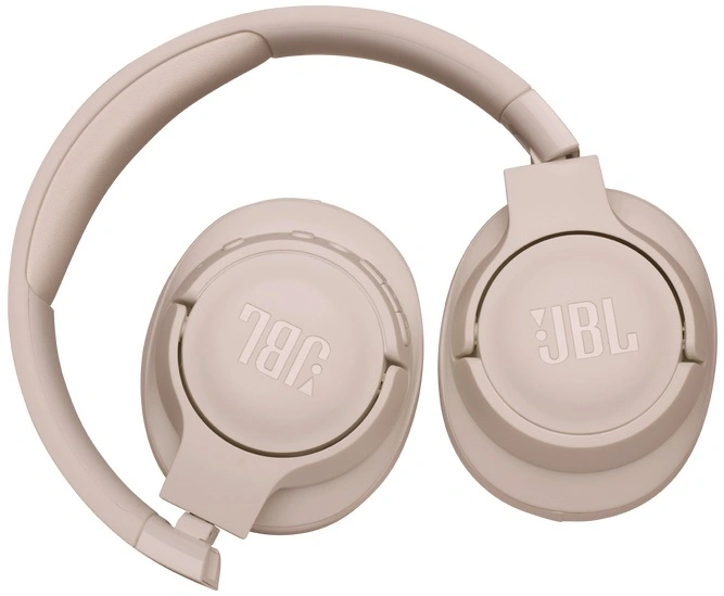Беспроводные наушники JBL Tune 760NC, Бежевые. Фото 4