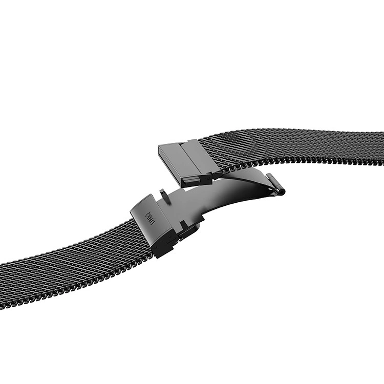 Ремешок Uniq для Apple Watch 38/40/41/42мм Dante PRO Stainless Steel Strap, Titanium Silver (42MM-DANPTSIL). Фото 2