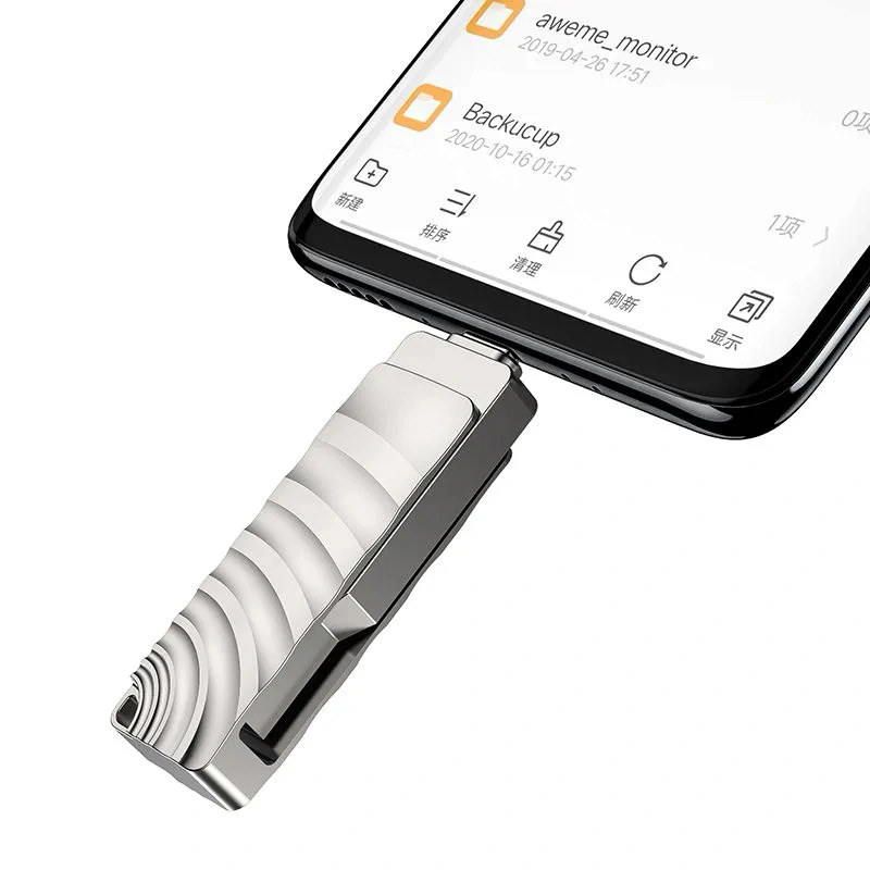 Накопитель Borofone BUD3 USB 3.0 + USB-C 64Gb. Фото 3