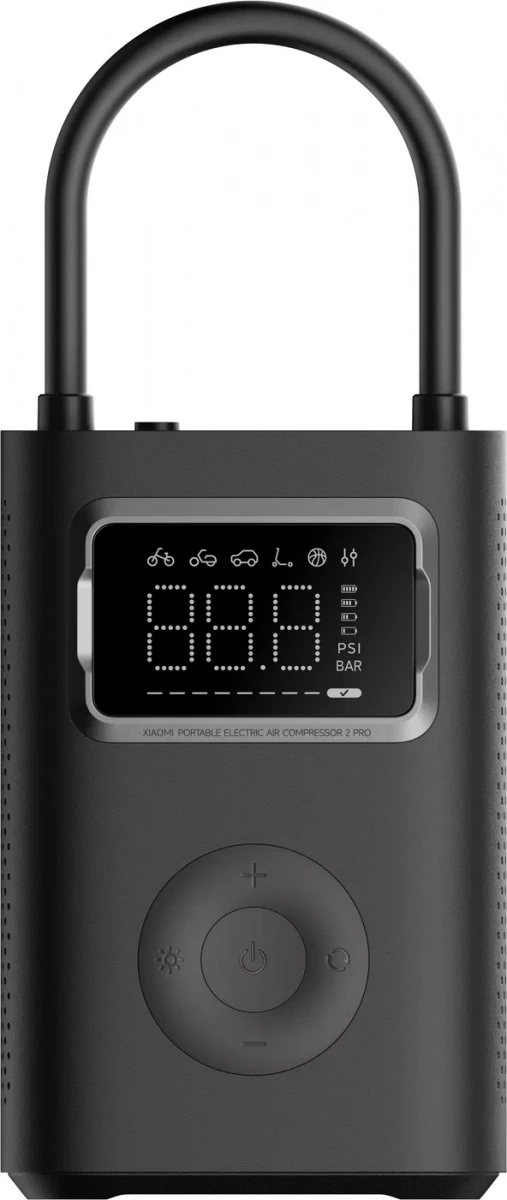 Насос портативный Mijia Air Pump Compressor 2 Pro, Black (MJCQB07PQW). Фото 1