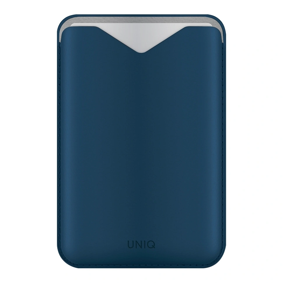 Магнитный бумажник Uniq для iPhone Lyden Evo Magnetic Card Holder, Синий (LYDENEVO-STBLUE). Фото 1