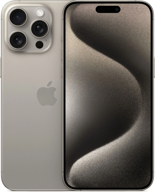 Смартфон Apple iPhone 15 Pro 1Tb Natural Titanium (eSIM+SIM). Фото 1