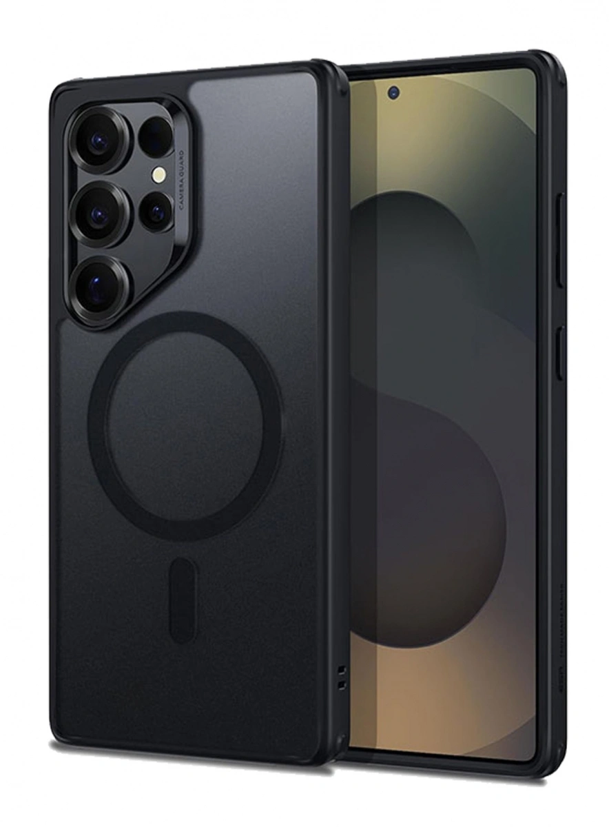 Накладка ESR Classic Hybrid с MagSafe для Samsung Galaxy S26 Ultra, Чёрная матовая. Фото 1