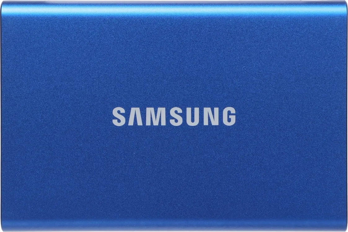 Внешний диск Samsung T7 1.0 Тб, USB-C, Индиго (MU-PC1T0H/WW). Фото 1
