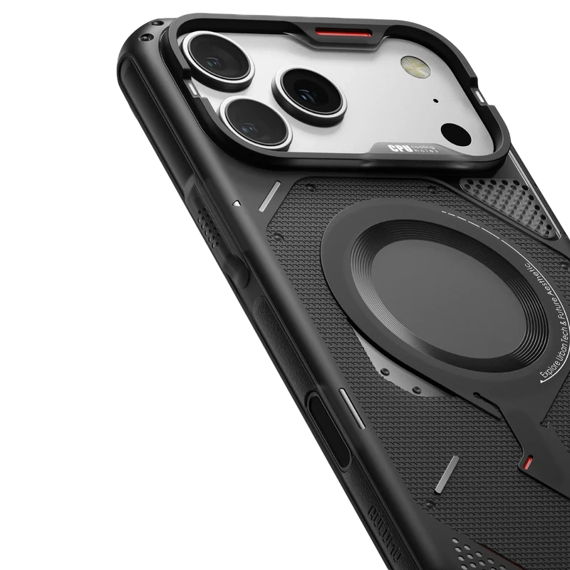 Накладка Aulumu для iPhone 17 Pro Max A17 Rugged Outdoor, Серая (A17-RG-PM). Фото 2