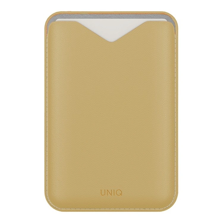 Магнитный бумажник Uniq для iPhone Lyden Evo Magnetic Card Holder, Жёлтый (LYDENEVO-CANYEL). Фото 1