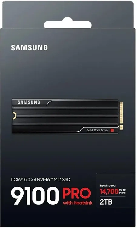 SSD накопитель Samsung 9100 Pro 2ТБ, M.2 2280, PCIe 5.0 x4, NVMe, M.2 (MZ-VAP2T0CW). Фото 4