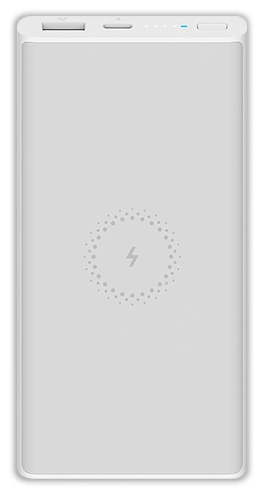 Внешний аккумулятор с возможностью беспроводной зарядки XiaoMi Mi Wireless Power Bank 10000 mAh, Белый (WPB15PDZM). Фото 2