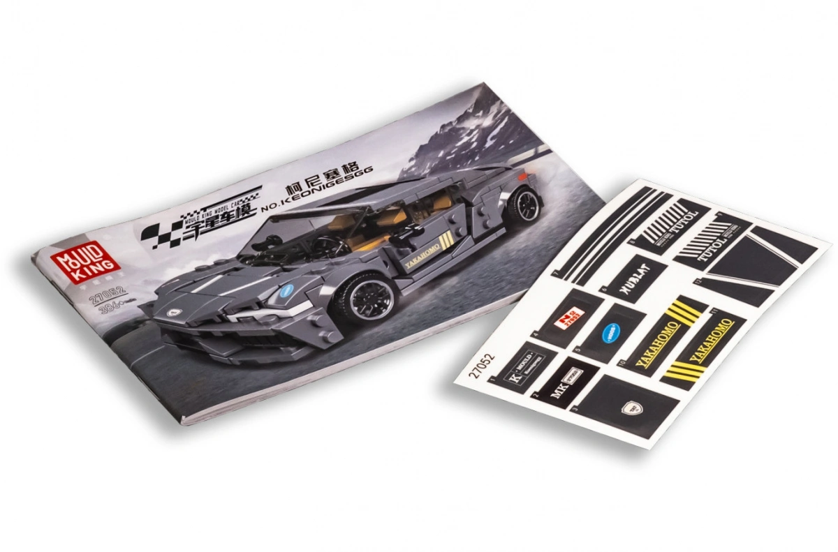 Конструктор Mould King Models 27052. Koenigsegg, 386 детали. Фото 4
