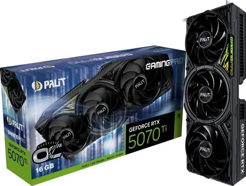 Видеокарта Palit GeForce RTX 5070 Ti GamingPro 16GB GDDR7 256 bit PCIe 5.0. Фото 7