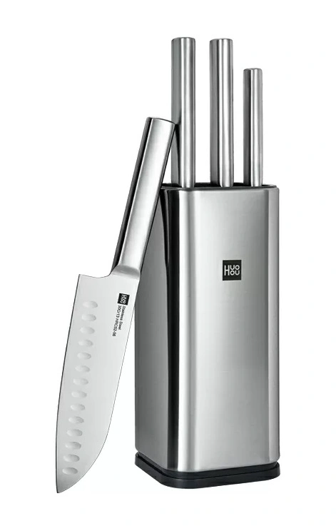 Набор кухонных ножей HuoHou Stainless steel kitchen Knife set (HU0095), Серебристый. Фото 1