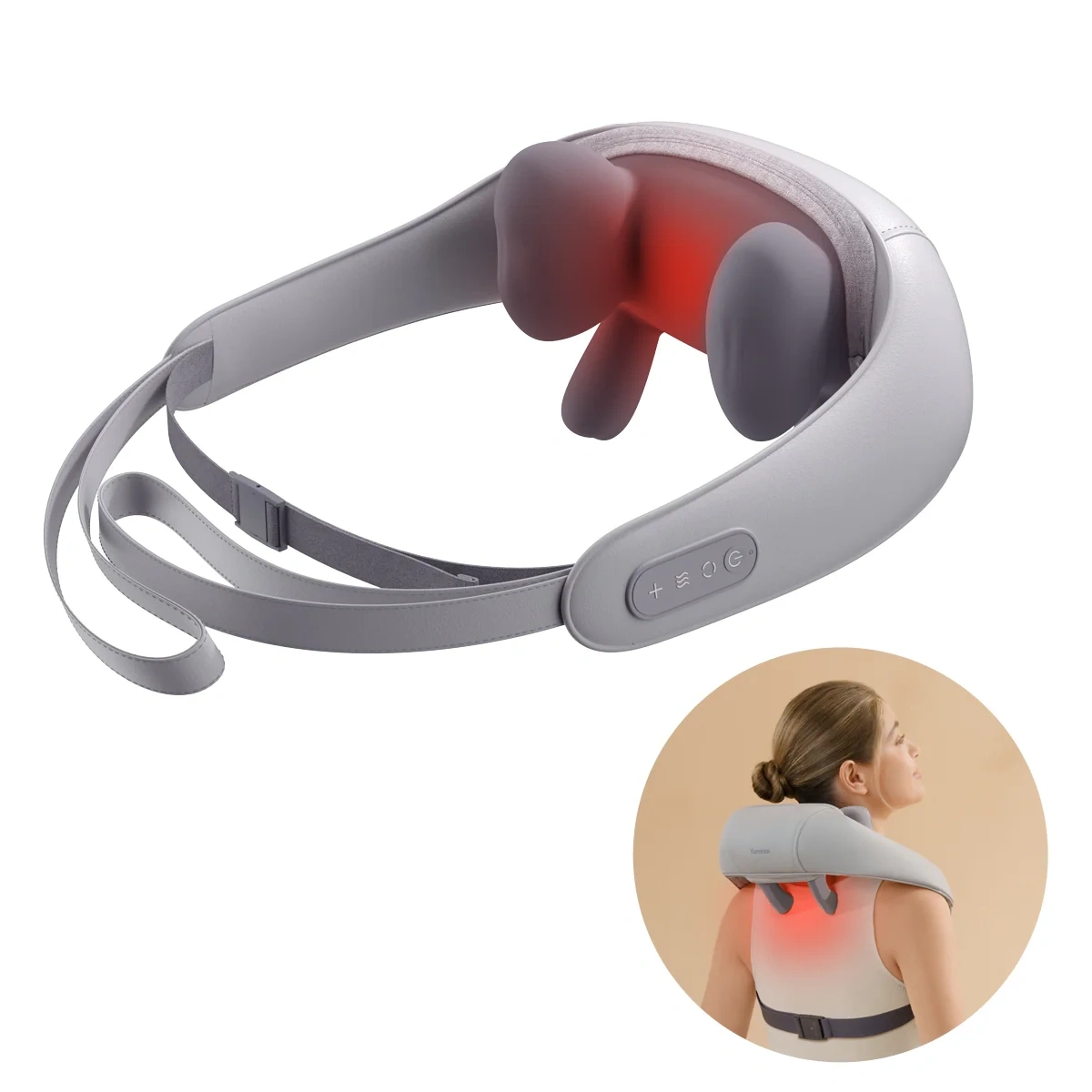 Массажер для шеи Yunmai Neck Massager, Gray (YMB241). Фото 1