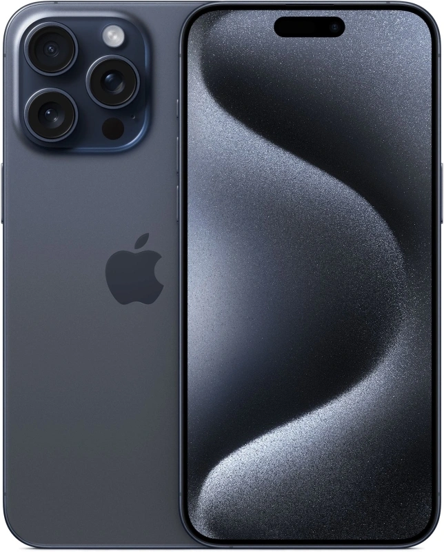 Смартфон Apple iPhone 15 Pro 128Gb Blue Titanium (Dual SIM). Фото 1