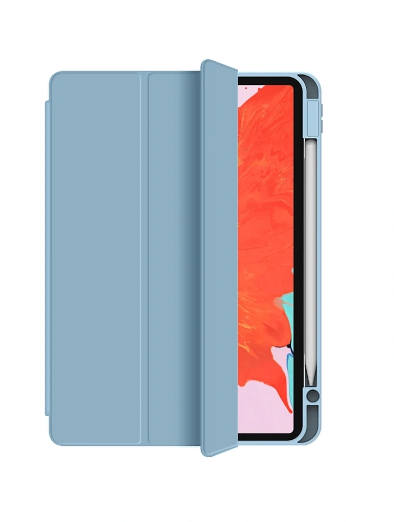 Чехол Wiwu Protective Case With pencil holder для iPad Air 11" M3, M2, Air 10.9" 2020, 2022, Light Blue. Фото 1