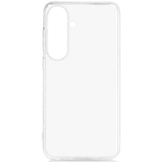 Накладка для Samsung Galaxy S24 Plus силиконовая ультратонкая, Прозрачная. Фото 1