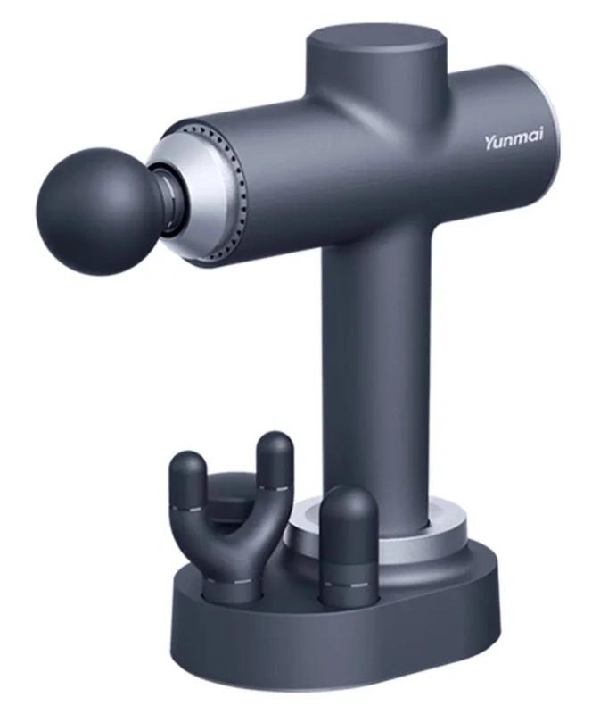 Фасциальный массажер для тела с зарядной станцией Yunmai Massage Gun Prime 2, Серый (YMFG-M418). Фото 1