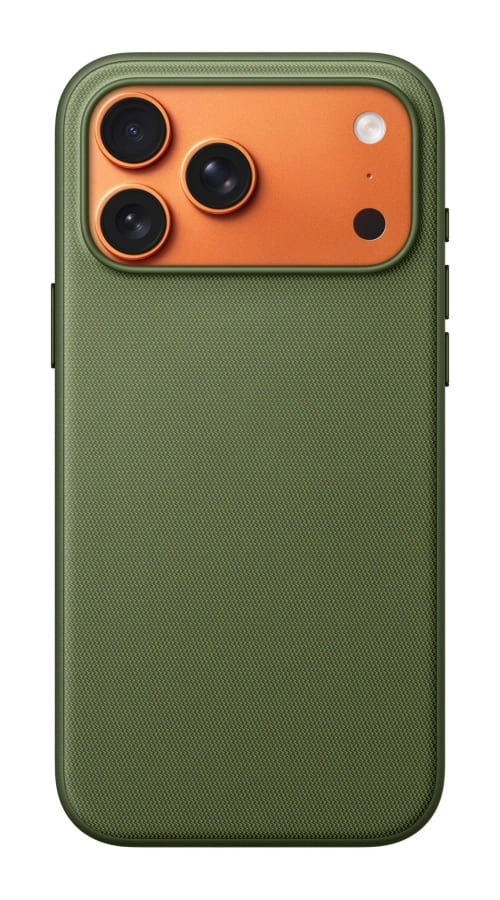 Накладка TechWoven Case With MagSafe для iPhone 17 Pro, Зелёная. Фото 1