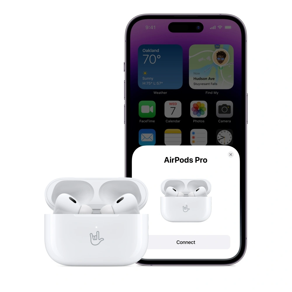 Беспроводные наушники Apple AirPods Pro (2-го поколения, 2022) with MagSafe Case (MQD83). Фото 6
