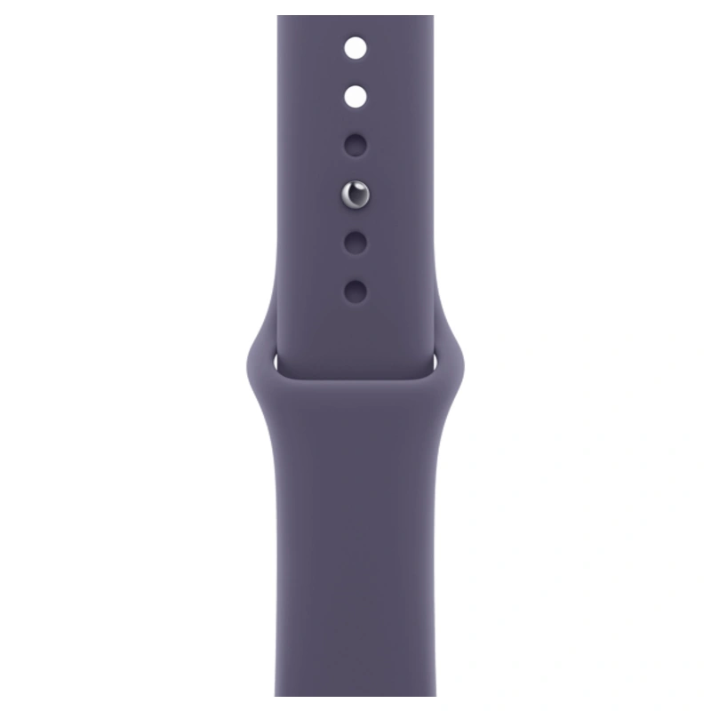 Apple Watch Series 11, 42 мм, алюминий цвета «Silver», спортивный ремешок "Purple Fog", M/L (MEU74). Фото 3