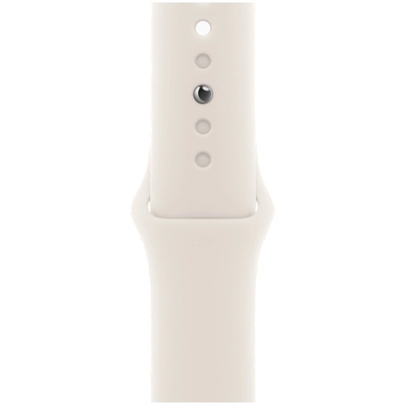 Apple Watch SE 2024, 40 мм, алюминий цвета "Сияющая звезда", Starlight Sport Band, S/M (MXEF3). Фото 3