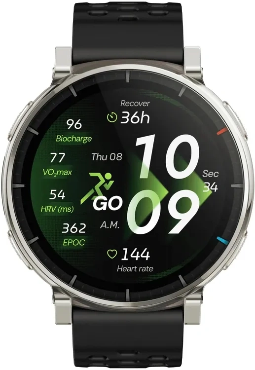 Умные часы Amazfit Active 3 Premium, Серебристый (A2559). Фото 3