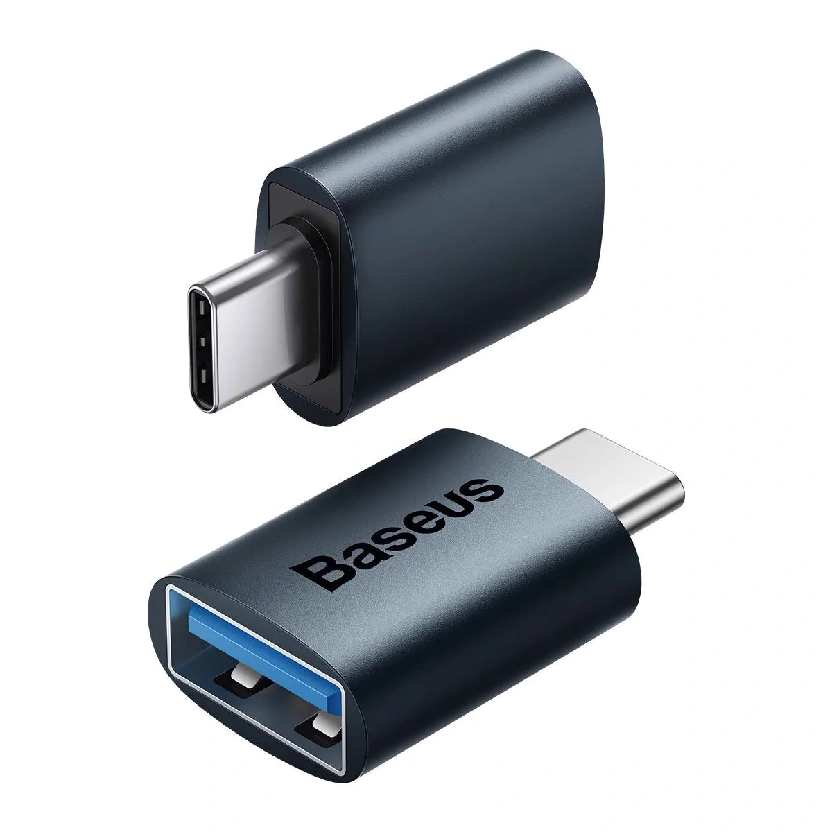 Переходник Baseus Ingenuity Series Mini OTG Adaptor Type-C to USB-A 3.1, Синий (ZJJQ000003). Фото 3
