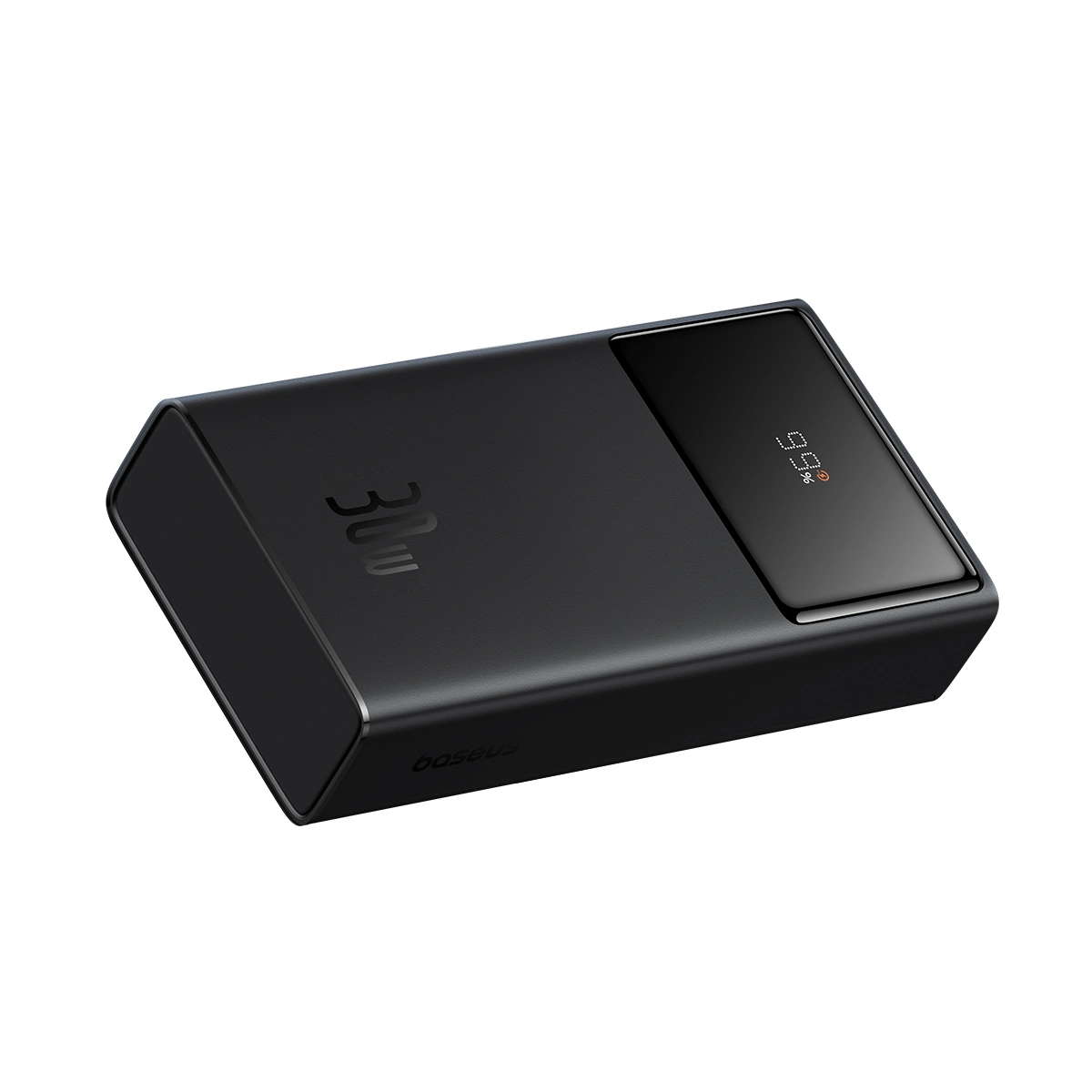 Внешний аккумулятор Baseus Star-Lord Digital Display Fast Charge Power Bank 10000mAh 30W с кабелем USB-C 3A 0.3m, Чёрный (P10022907113-00). Фото 2