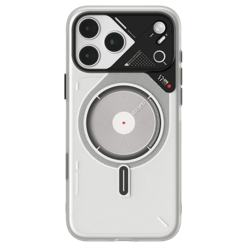 Накладка Aulumu для iPhone 17 Pro A17 Frosted, Белая полупрозрачная (A17-TPU-CR-PRO). Фото 1