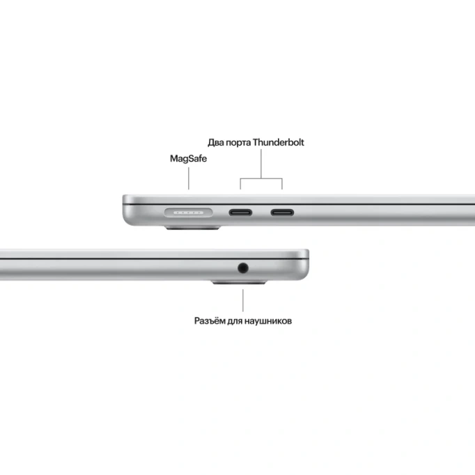 Apple MacBook Air 15" 2024 Silver (MRYP3) (M3 8C, 8 ГБ, 256 ГБ SSD). Фото 6